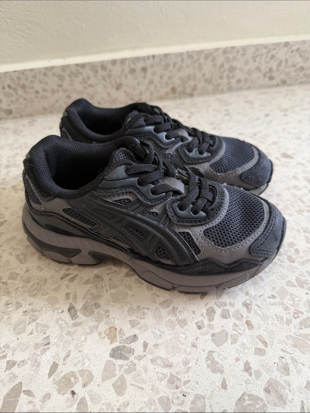 Black Athletic Mesh Sneakers